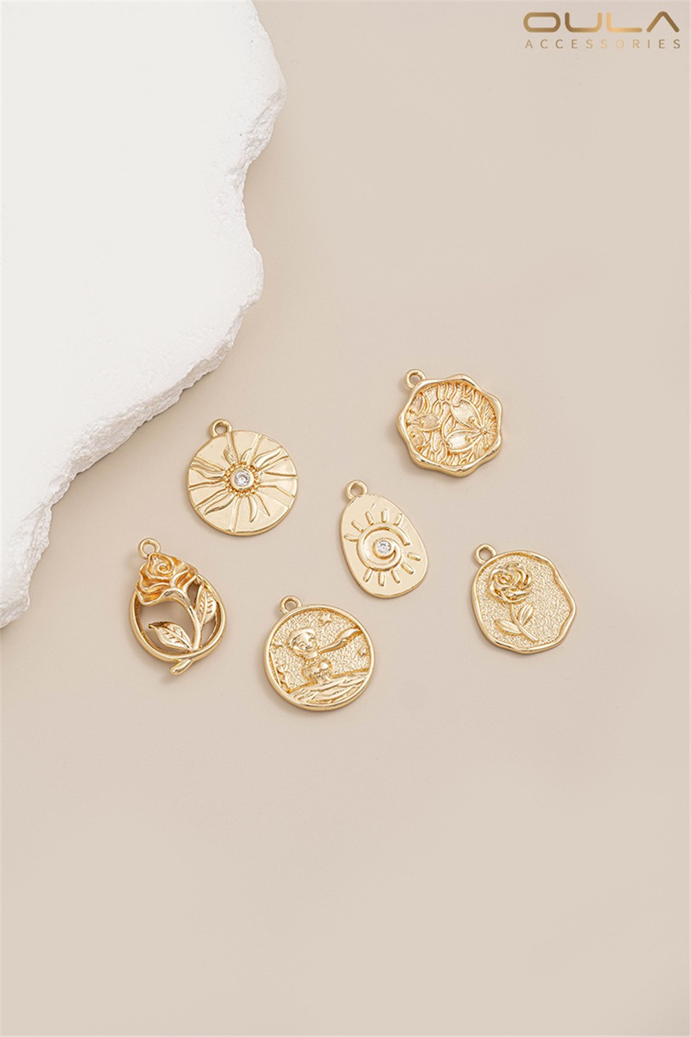 Rose Gold Bracelet - 1PCS 14K Gold Rose, Cherry Blossom,