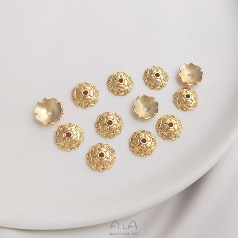 Rose Gold Bracelet - Color 14K Gold Daisy Rose Flower