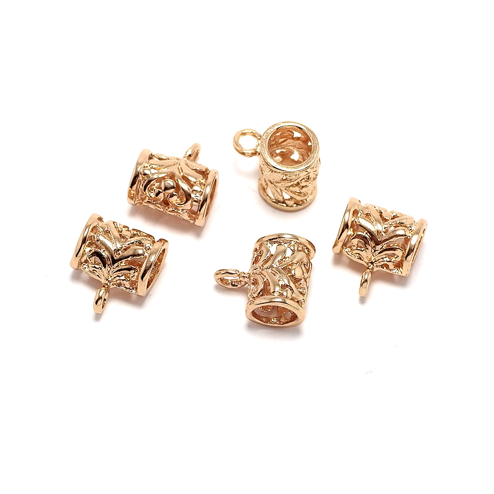 Bộ 5 Lỗ Lớn Kết Nối, Hoa Hồng  - đánh giá và giá Rose Gold Bracelet