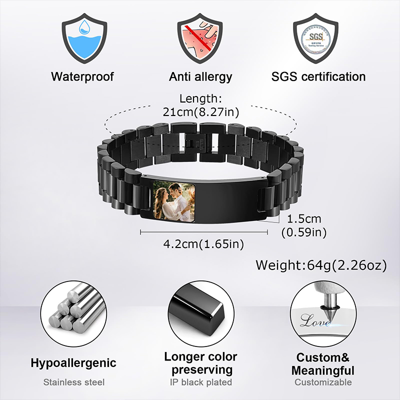 Custom Picture Text Bracelet W - đánh giá và giá Jewelry Clasp Watches