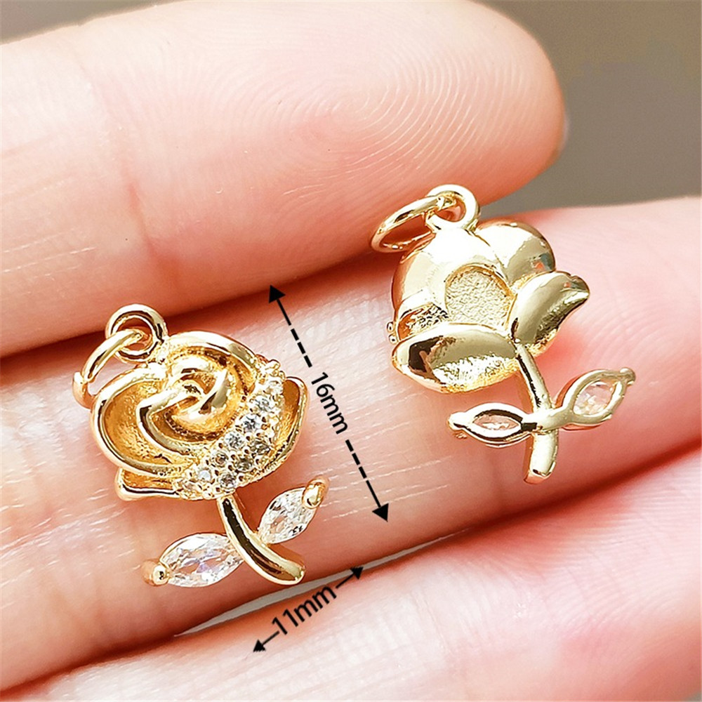14K Gold-plated and Zirconium- - đánh giá và giá Rose Gold Bracelet