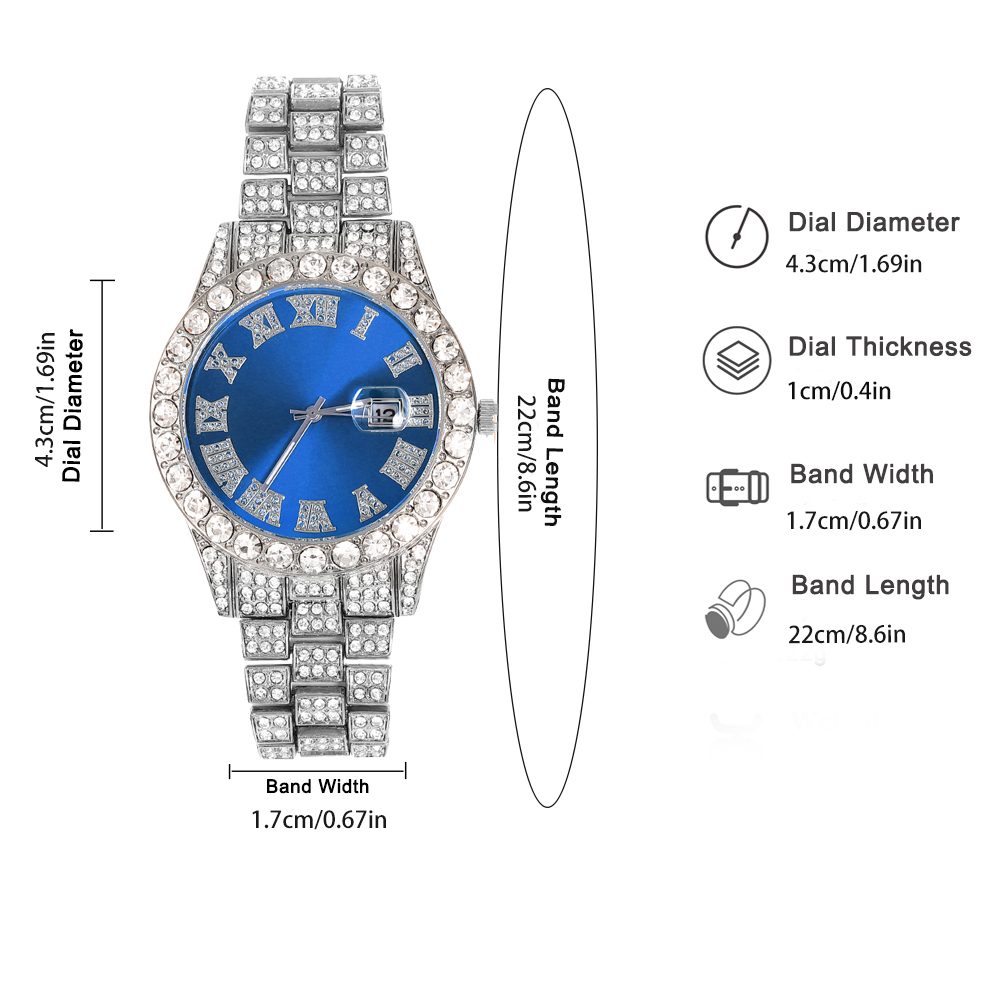 3pcs Hip-hop Watch Jewelry Set - đánh giá và giá Jewelry Clasp Watches