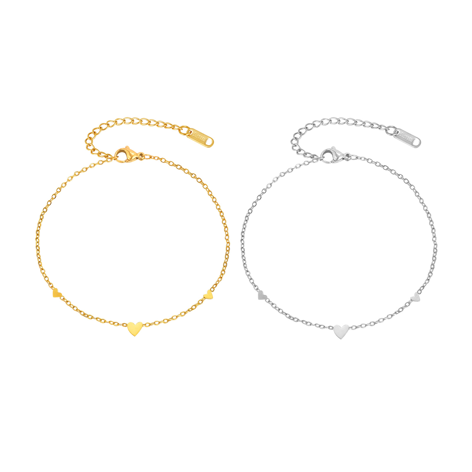 Stainless Steel Heart Anklets  - đánh giá và giá Jc Jewelry & Watches Reviews