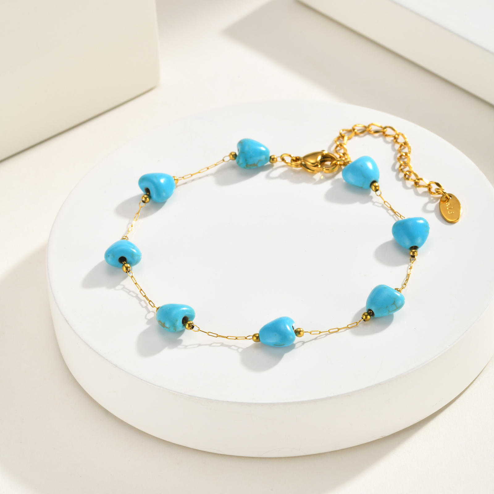 Turquoise Heart Anklet, Women' - đánh giá và giá Jc Jewelry & Watches Reviews