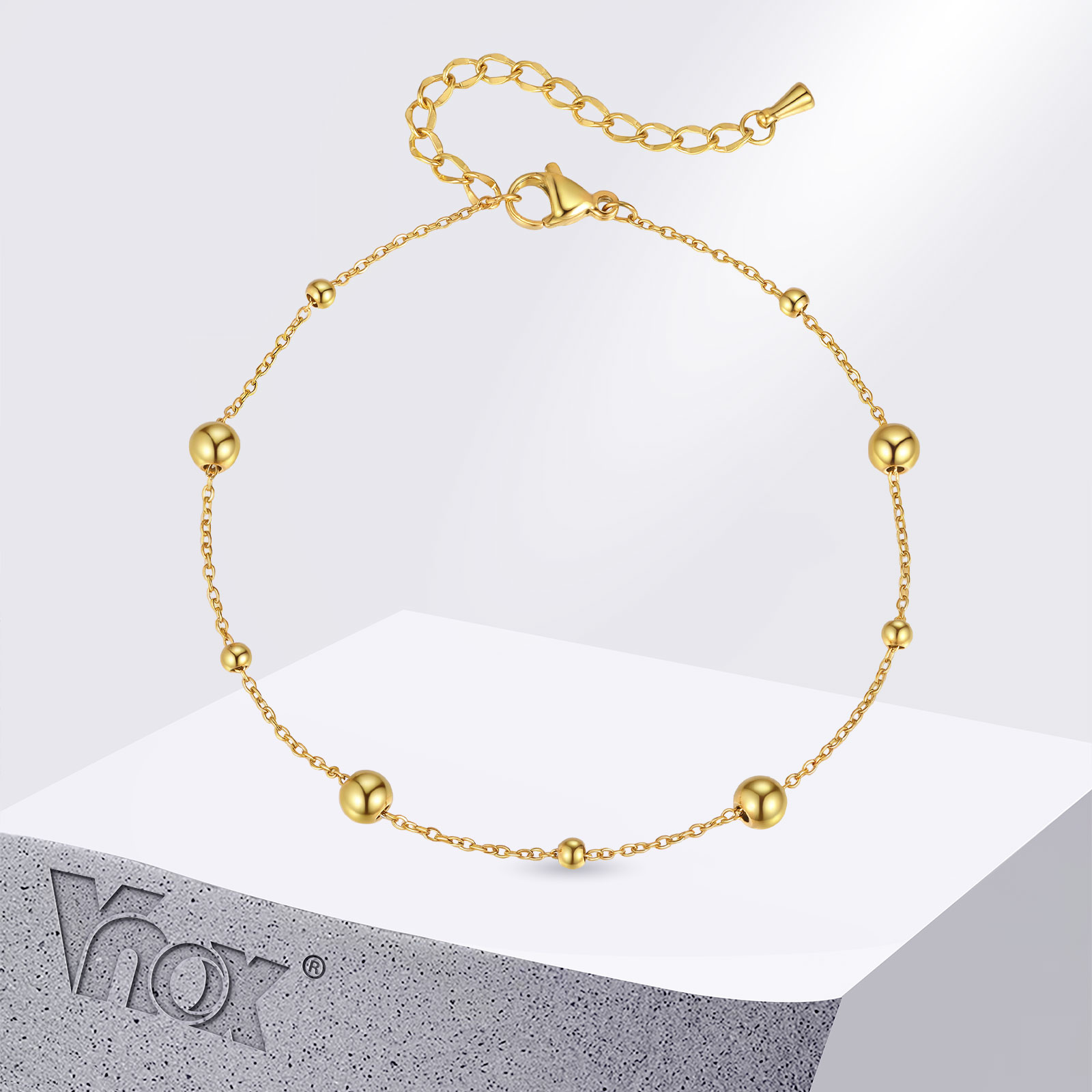 Vnox Stainless Steel Small Bea - đánh giá và giá Jc Jewelry & Watches Reviews