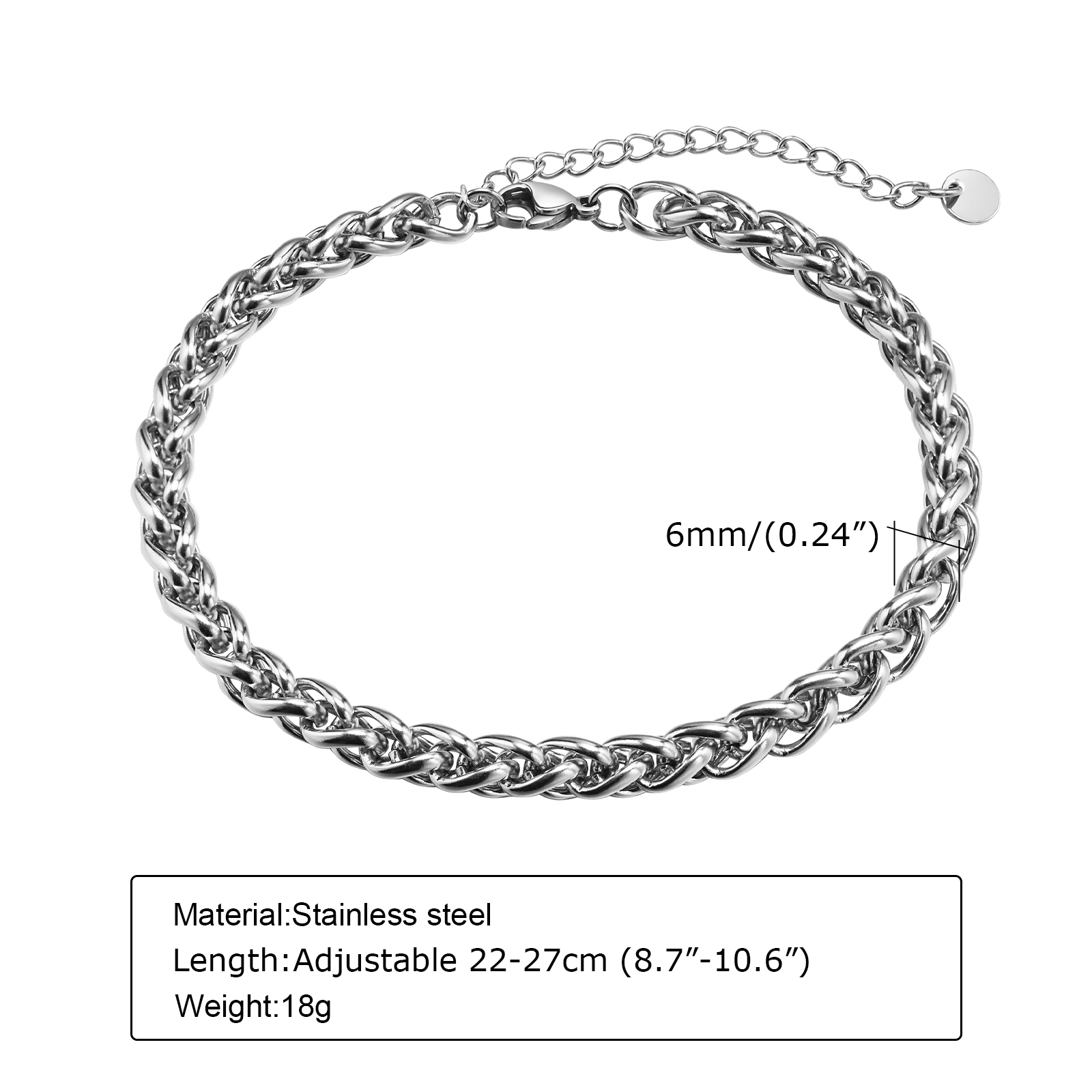 Vnox Cuban Chain Anklets for M - đánh giá và giá Jc Jewelry & Watches Reviews