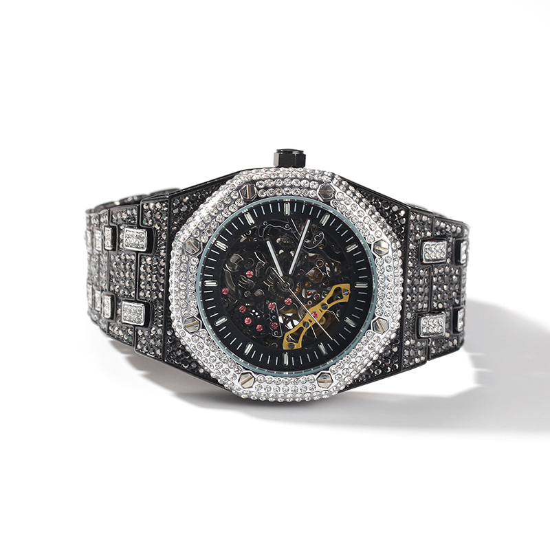 Hip Hop Bling Iced Out Stainle - đánh giá và giá Jewelry Clasp Watches