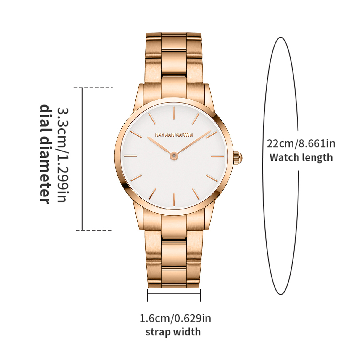 Womens Watch Rose Gold Stainle - đánh giá và giá Jewelry Clasp Watches