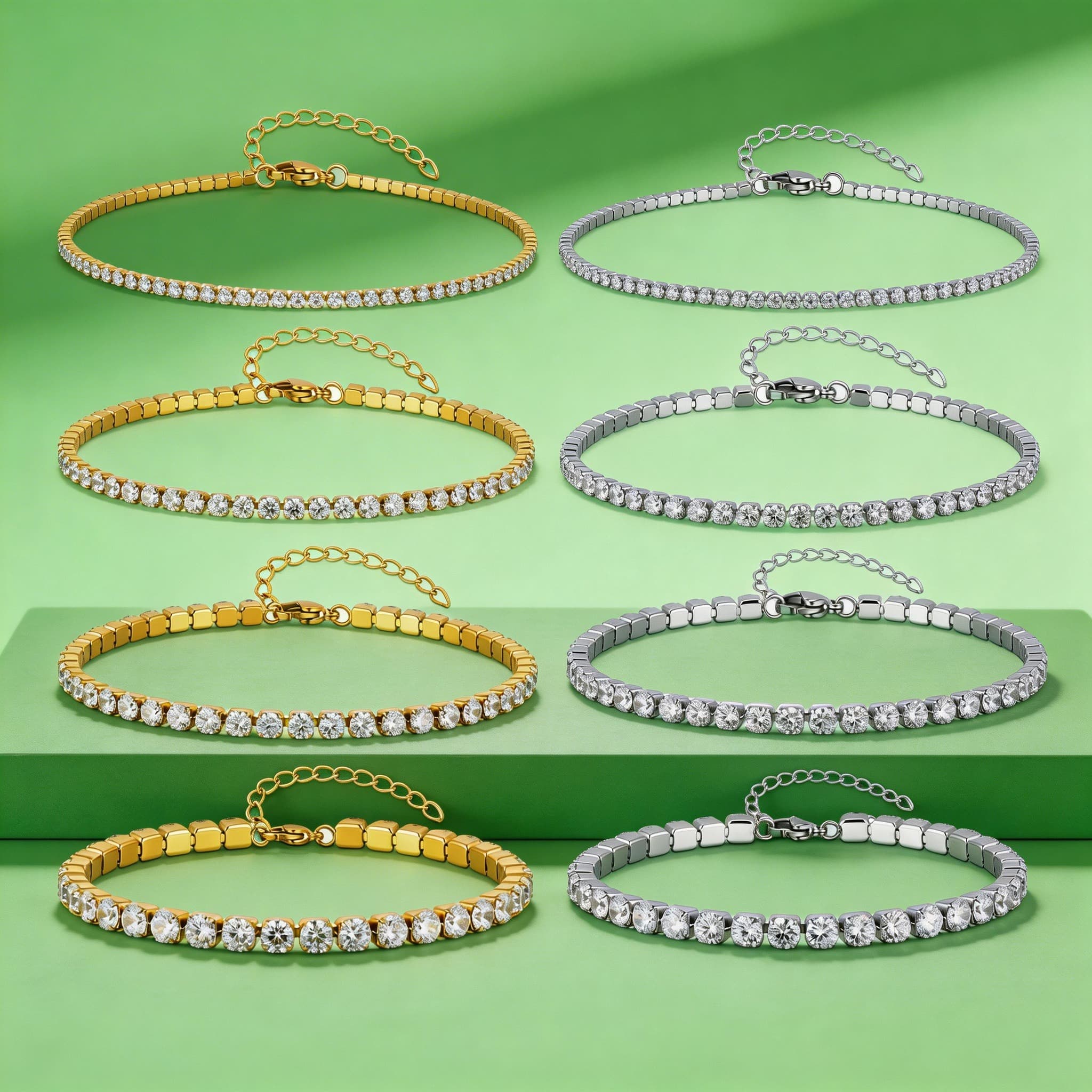2/3/4/5MM Luxury Zircon Tennis - đánh giá và giá Jc Jewelry & Watches Reviews