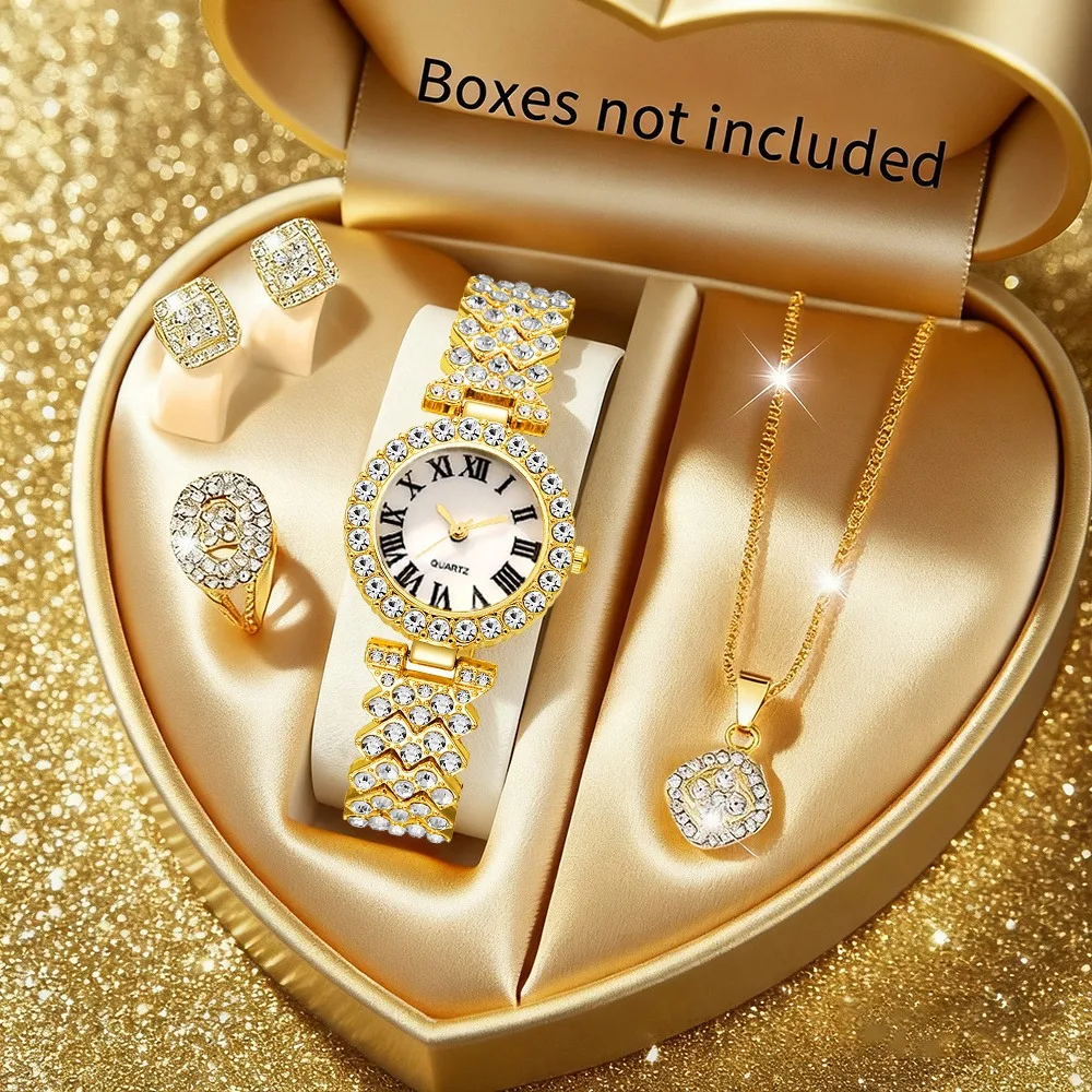2026 5pcs Elegant Rhinestone W - đánh giá và giá Jewelry Clasp Watches