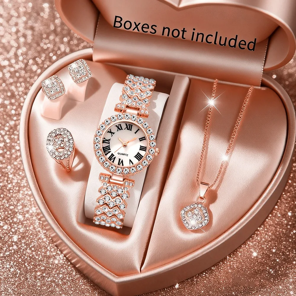 2026 5pcs Elegant Rhinestone W - đánh giá và giá Jewelry Clasp Watches