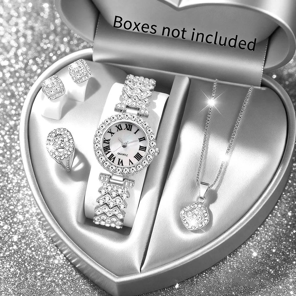2026 5pcs Elegant Rhinestone W - đánh giá và giá Jewelry Clasp Watches